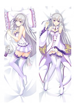 Emilia - Re:Zero Japanese big anime hugging pillow case