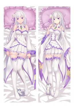 Emilia - Re:Zero Hugging body anime cuddle pillow covers