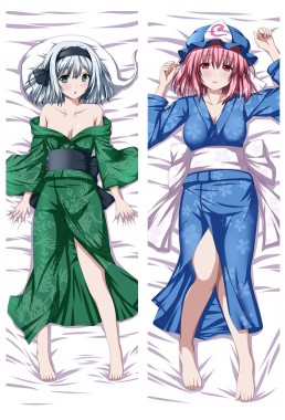 Youmu Konpaku and Yuyuko Saigyouji - Touhou Project anime cuddle pillow covers